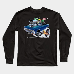 Vince Crains BLUE 1966 Chevelle Super Sport Long Sleeve T-Shirt